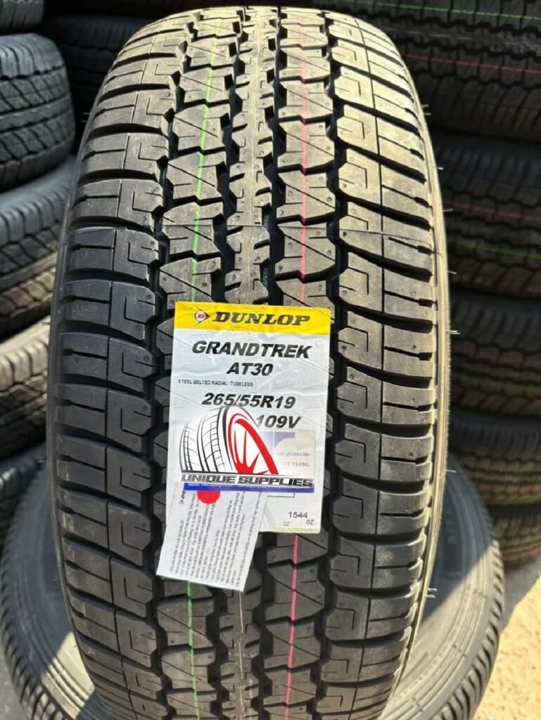 265/55R19 DUNLOP TYRE GRANDTREK AT30 ALL TERRAIN TYRE 4X4 - Unique ...