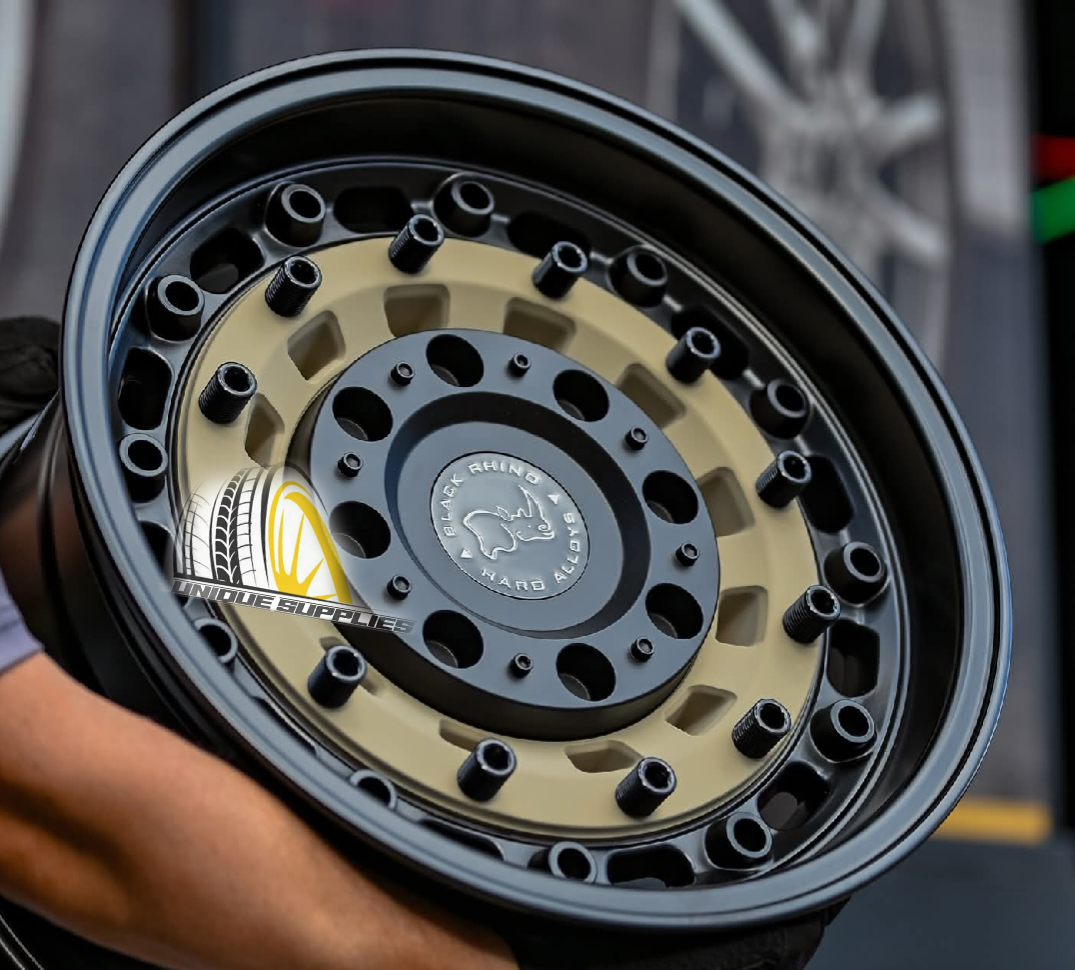 Black Rhino Arsenal 18x9.5 Sand on Black rims Kenya Nairobi 6x139.7 off-road alloy wheels for Toyota Hilux Prado Ford Ranger