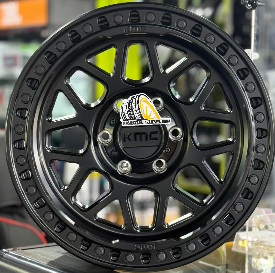 KMC off-road alloy wheel multi-spoke design with beadlock style ring for 4x4 trucks and SUVs in Kenya