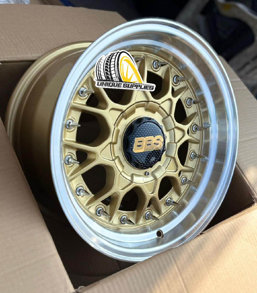 BBS Rims 18 Inch 5x100 Gold Alloy Wheels available in Nairobi Kenya from Unique Supplies Kenya