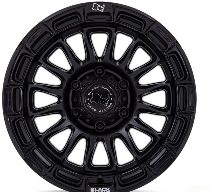 Black Rhino BR025 Rival Alloy Rims 18 Inch 6x139.7 8.5J Matte Black Kenya